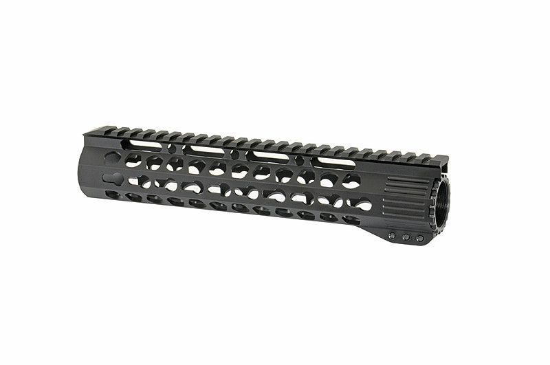 10 дюймова цівка Free Float в системі Key-Mod - Black [Vector Optics] (для страйкболу) SCRAAM-30 фото