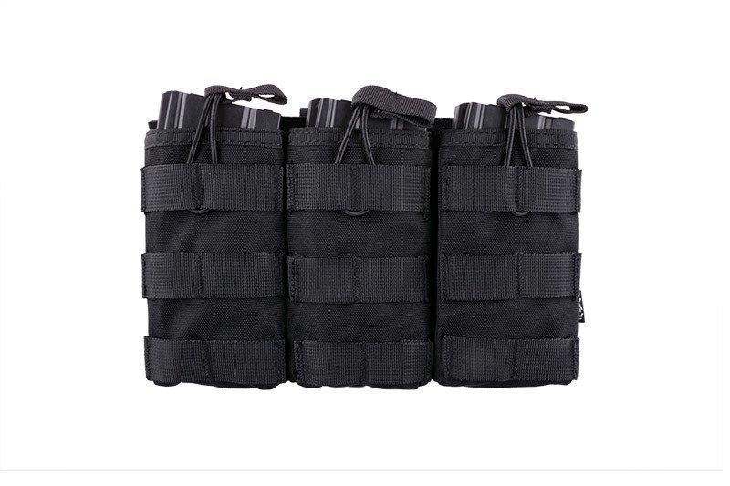 Потрійний подсумок Open I для магазинів AK/M4/G36 - black [Primal Gear] (для страйкболу) PRI-19-017402 фото