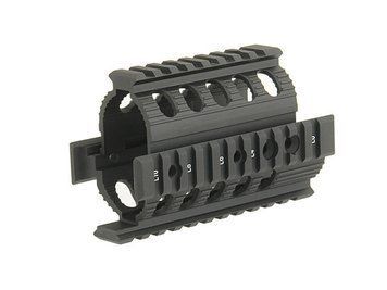 Алюмінієве цівку з 4 шинами для AK74U - Black [CYMA] (для страйкболу) FBP1699(019874) фото