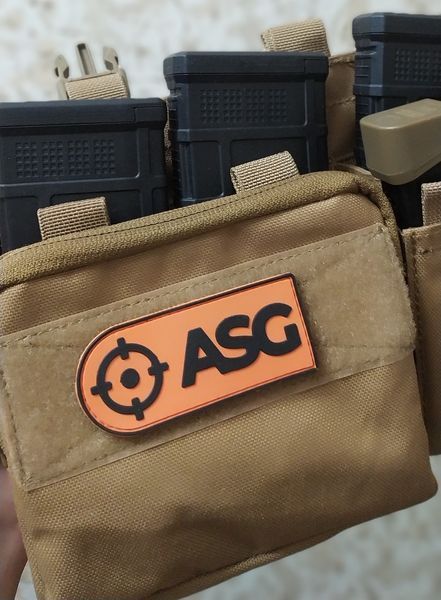 Нашивка PVC 3D - ASG - Orange ASG-Orange-АСГ фото
