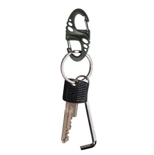Mil-Tec - S-Hook Carabiner Set - 10 pcs - Black - 13458402 28258 фото