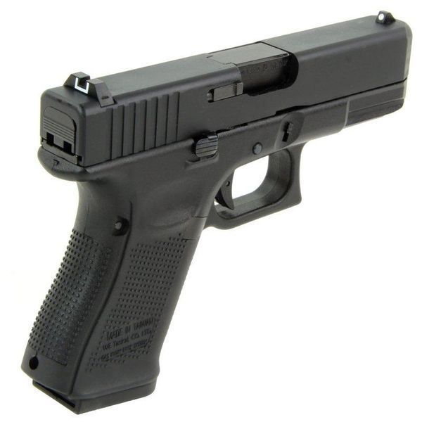 Пістолет Glock 19 Metal Slide - Gen5 GBB - Black [WE] (для страйкболу) g19-gen5-BK(5371-BK5) фото
