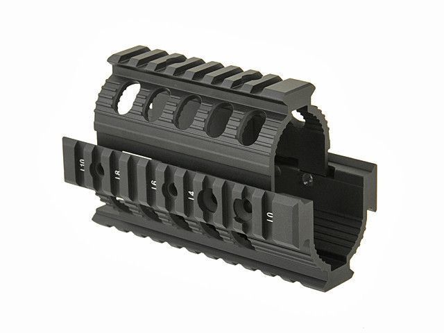 Алюмінієве цівку з 4 шинами для AK74U - Black [CYMA] (для страйкболу) FBP1699(019874) фото