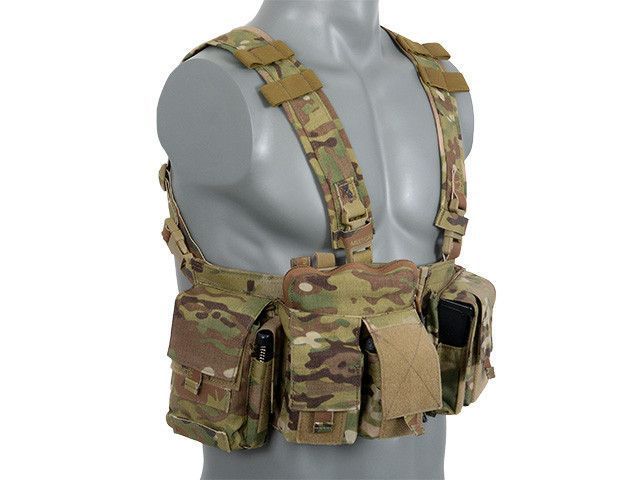 Багатозадачний Split-Front Chest Rig nowej generacji - Multicam [Emerson] (для страйкболу) EM7451 фото