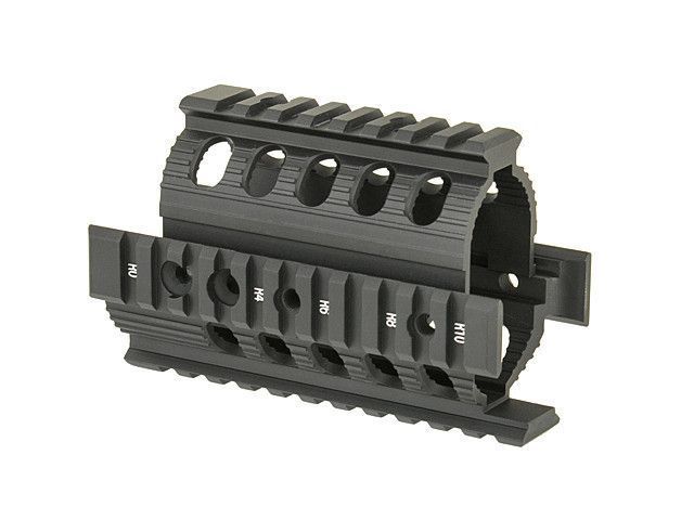 Алюмінієве цівку з 4 шинами для AK74U - Black [CYMA] (для страйкболу) FBP1699(019874) фото