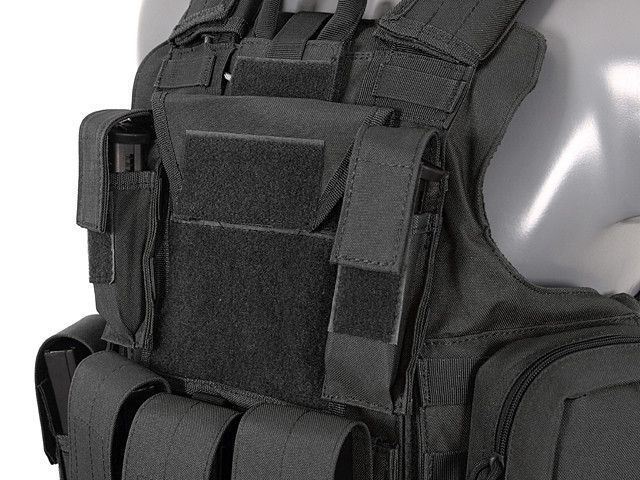 Бойова тактична розвантаження з системою QR - black [8FIELDS] (для страйкболу) M51611004-BK фото