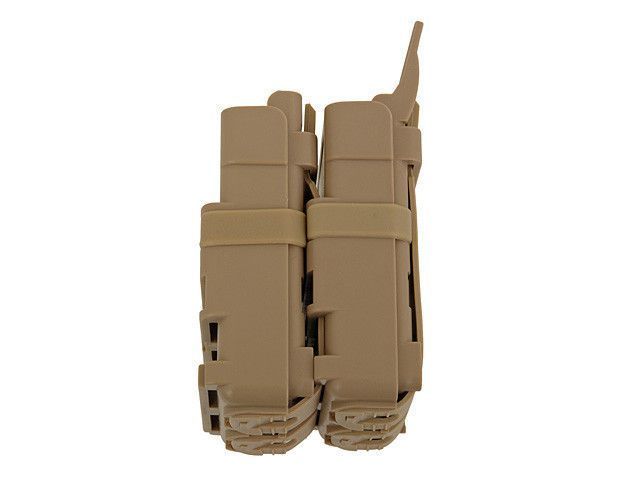 Polimerowa ładownica na 2 magazynki 5.56 - dark earth [FMA] (для страйкболу) TB299 фото