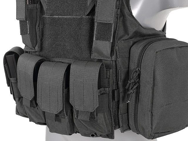 Бойова тактична розвантаження з системою QR - black [8FIELDS] (для страйкболу) M51611004-BK фото