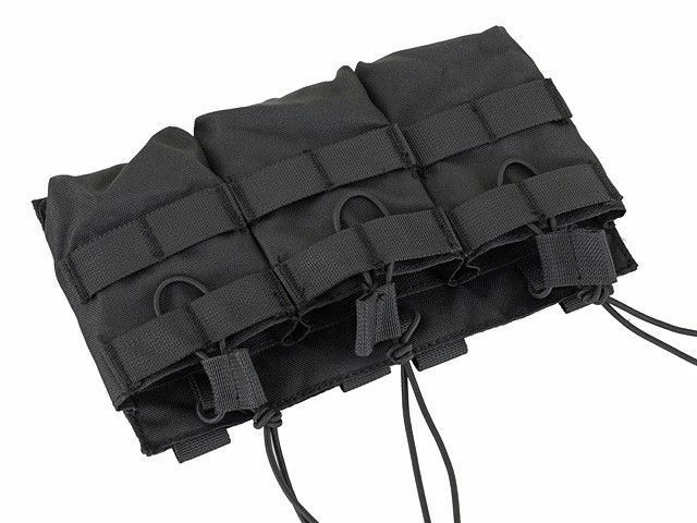 Открытый тройной подсумок для магазинов 7.62 - Black [8FIELDS] (для страйкбола) M51613110-BK фото