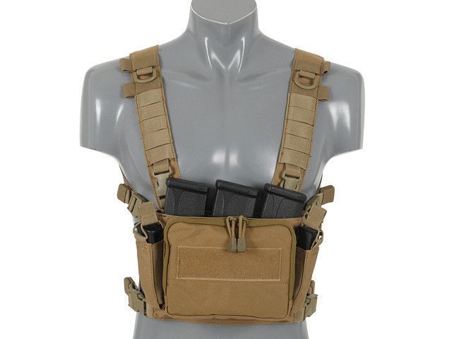 Компактний багатофункціональний Chest Rig - Black [8FIELDS] (для страйкболу) M51611057-BK фото
