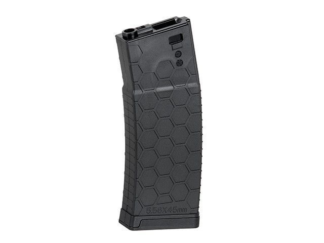 Polimerowy magazynek Flash Hi-Cap na 380 kulek AR15/SCAR16/TAVOR/ARX100 - Black [BattleAxe] (для страйкболу) FBP2343 фото