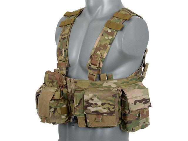 Багатозадачний Split-Front Chest Rig nowej generacji - Multicam [Emerson] (для страйкболу) EM7451 фото