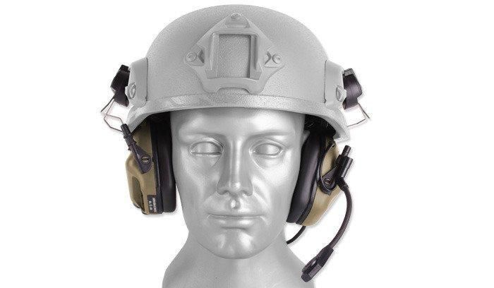 Earmor - Earmor - M32H Tactical Mod 1 Communication Headset for Helmets - Coyote (для страйкбола) 16758 фото