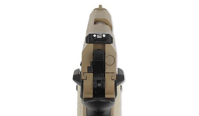 WE - SOCOM 4.3 with Rail Pistol airsoft - FDE - Full Metal (для страйкбола) 7758 фото