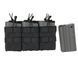 Открытый тройной подсумок для магазинов 7.62 - Black [8FIELDS] (для страйкбола) M51613110-BK фото 5