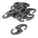 Mil-Tec - S-Hook Carabiner Set - 10 pcs - Black - 13458402 28258 фото 1