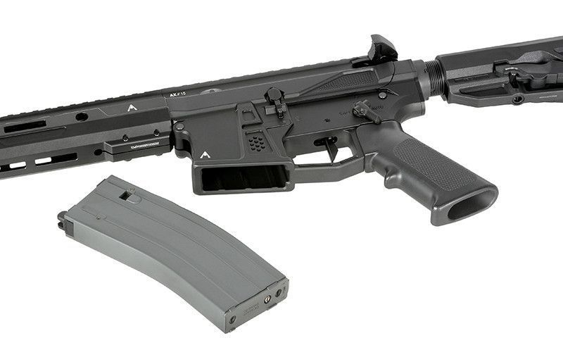 Страйкбольний карабін Aeroknox AX//15 MWS GBBR (Green Gas) - Black [Double Eagle] (для страйкболу) G103B фото