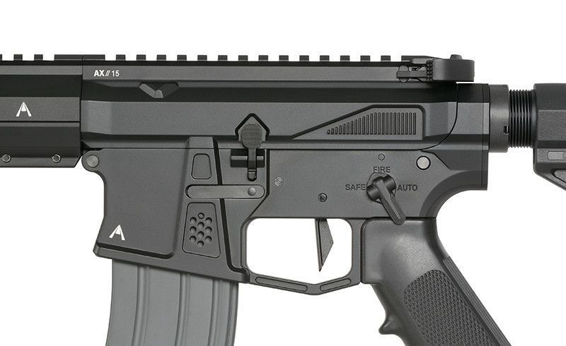 Страйкбольний карабін Aeroknox AX//15 MWS GBBR (Green Gas) - Black [Double Eagle] (для страйкболу) G103B фото