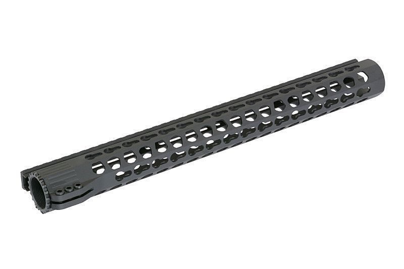 15 дюймова цівка Free Float в системі Key-Mod - Black [Vector Optics] (для страйкболу) SCRAAM-32 фото