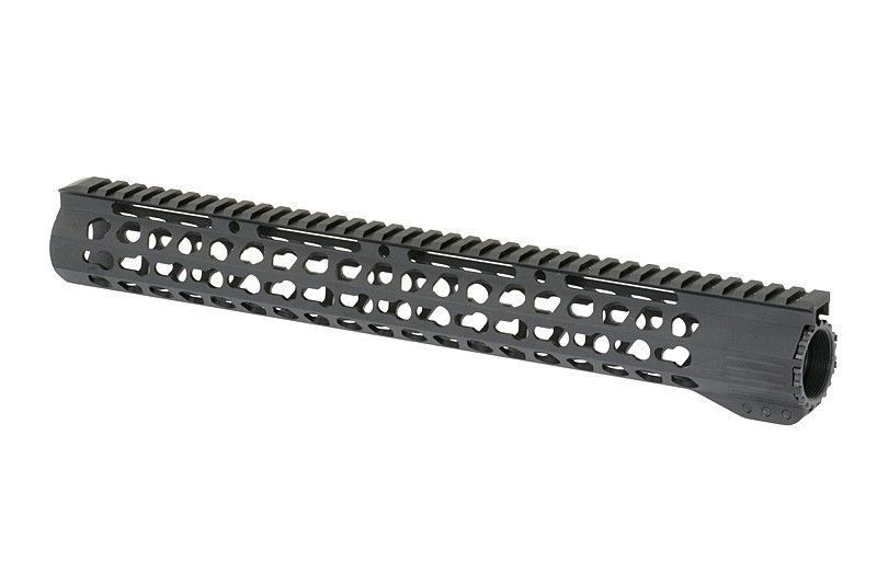15 дюймова цівка Free Float в системі Key-Mod - Black [Vector Optics] (для страйкболу) SCRAAM-32 фото
