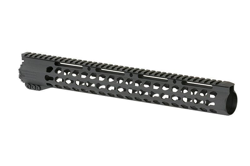 15 дюймова цівка Free Float в системі Key-Mod - Black [Vector Optics] (для страйкболу) SCRAAM-32 фото