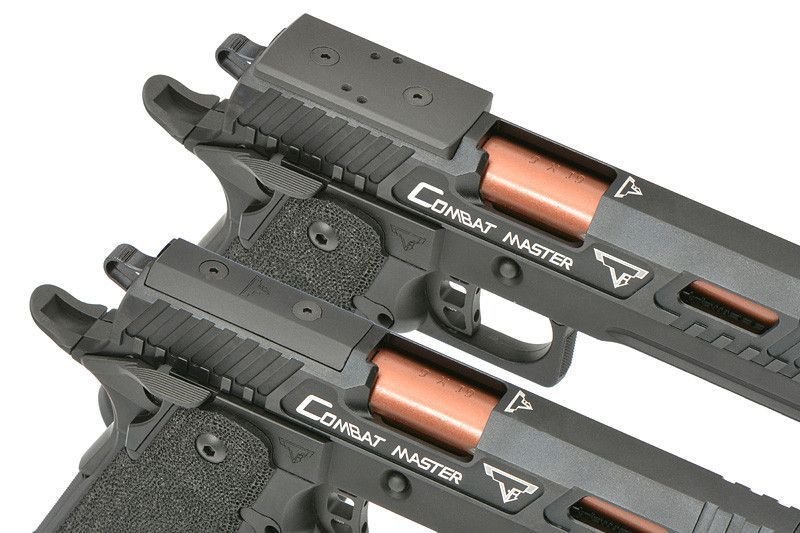 Пистолет TTI Combat Master Alpha - Black [ARMY ARMAMENT X JAG Arms] (для страйкбола) R601-3H фото