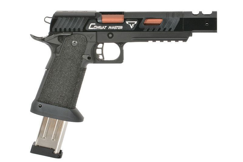 Пистолет TTI Combat Master Alpha - Black [ARMY ARMAMENT X JAG Arms] (для страйкбола) R601-3H фото