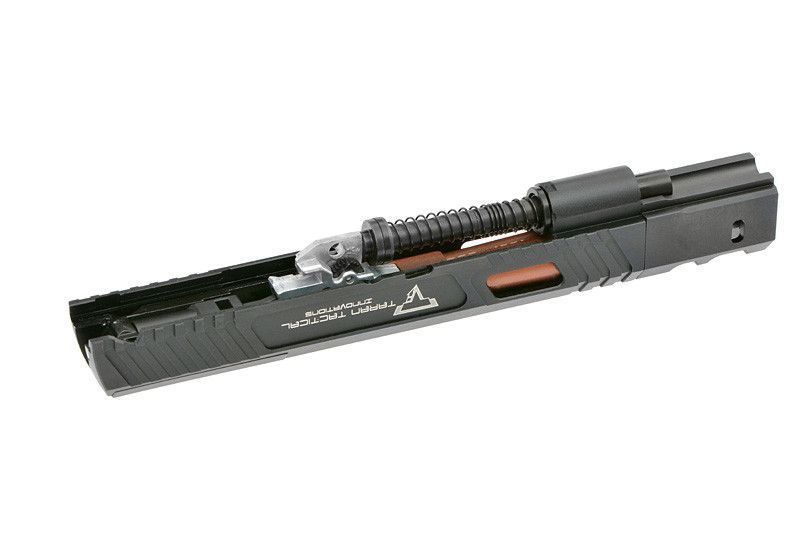 Пистолет TTI Combat Master Alpha - Black [ARMY ARMAMENT X JAG Arms] (для страйкбола) R601-3H фото