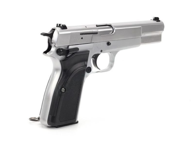 Страйкбольний пістолет Browning Hi Power MK III - Silver [WE] (для страйкболу) WET-02-030882 фото