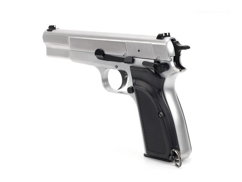 Страйкбольний пістолет Browning Hi Power MK III - Silver [WE] (для страйкболу) WET-02-030882 фото