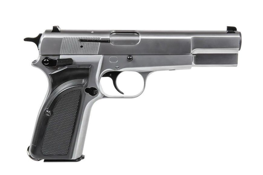 Страйкбольний пістолет Browning Hi Power MK III - Silver [WE] (для страйкболу) WET-02-030882 фото