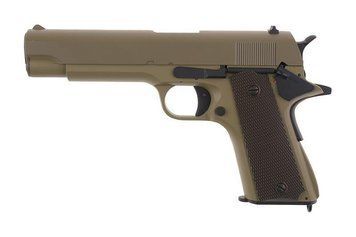 Страйкбольный пистолет электрический CM123 - tan [CYMA] (для страйкбола) CYM-01-019696 фото