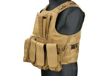 Жилет тактичний (розвантажувальний) типу FSBE - tan [GFC Tactical] (для страйкболу) GFT-18-000613 фото