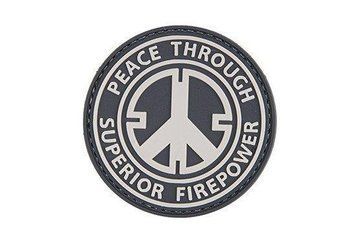 Naszywka 3D - Peace Through Superior Firepower [GFC Tactical] (для страйкбола) GFT-30-004688 фото