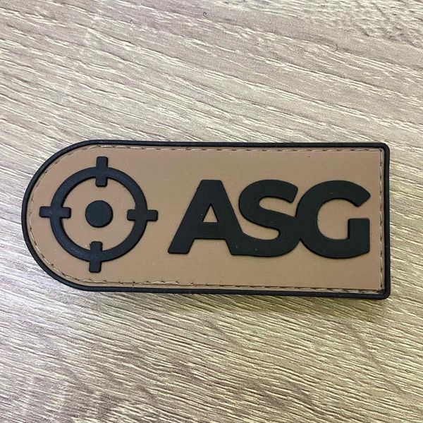 Нашивка PVC 3D - ASG - TAN ASG-TAN-АСГ фото