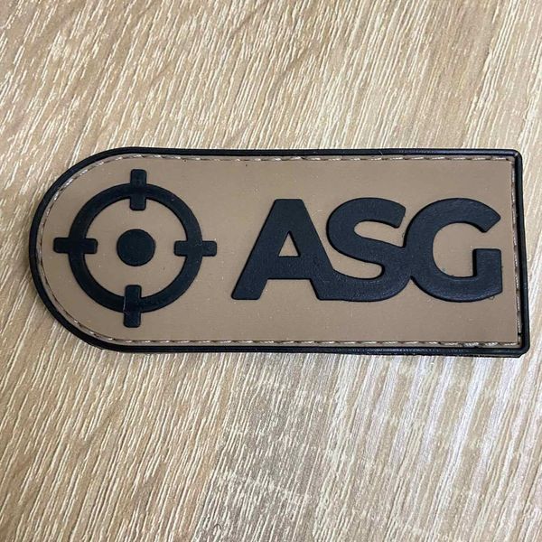 Нашивка PVC 3D - ASG - TAN ASG-TAN-АСГ фото