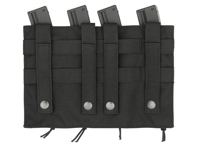 Подсумок для магазинов Quick Quad MOLLE MP5/SMG - Black [8FIELDS] (для страйкбола) M51613230-BK фото