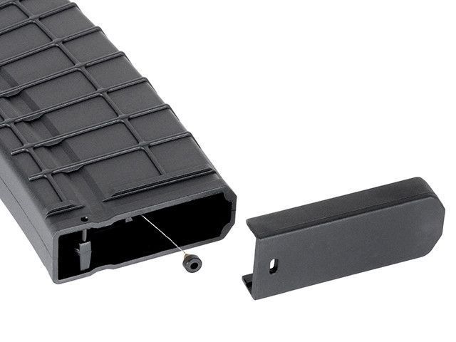 Polimerowy magazynek Flash Hi-Cap na 380 kulek 416/AR15 - Black [BattleAxe] (для страйкболу) FBP2344 фото