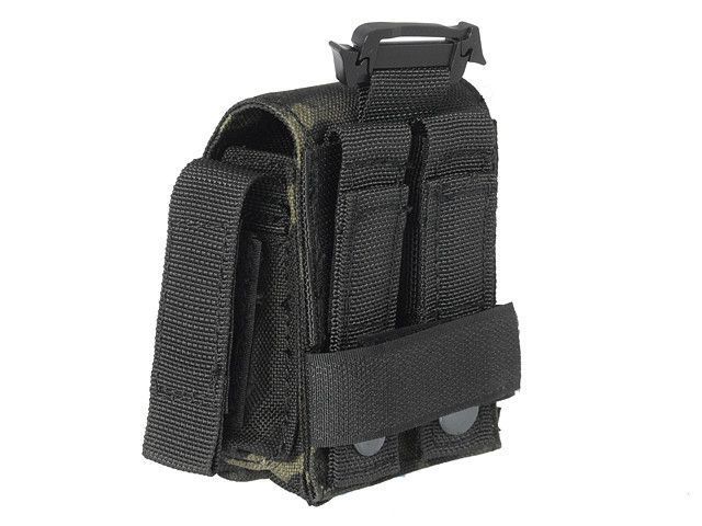 Тактический подсумок для сигарет с карманом для зажигалки - MULTICAM BLACK [8FIELDS] M51613269-MB фото
