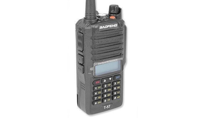 BaoFeng - VHF/UHF T-57 Duobander НІГ Waterproof Radio - IP67 (для страйкболу) 15680 фото