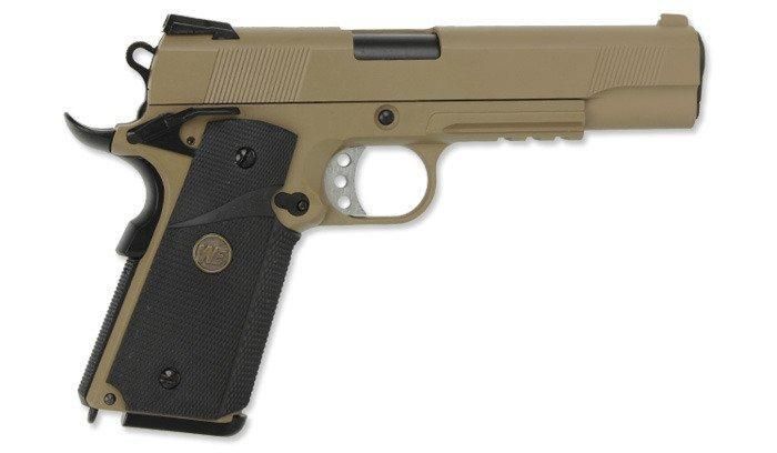 WE - SOCOM MEU with Rail Pistol airsoft - FDE - Full Metal (для страйкболу) 7759 фото