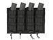 Підсумок для магазинів Quick Quad MOLLE MP5/SMG - Black [8FIELDS] (для страйкболу) M51613230-BK фото