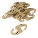 Mil-Tec - S-Hook Carabiner Set - 10 pcs - Coyote - 13458405 28259 фото 1