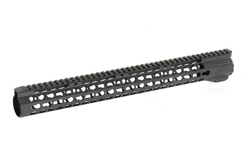 17 дюймова цівка Free Float в системі Key-Mod - Black [Vector Optics] (для страйкболу) SCRAAM-41 фото