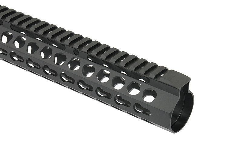 17 дюймова цівка Free Float в системі Key-Mod - Black [Vector Optics] (для страйкболу) SCRAAM-41 фото