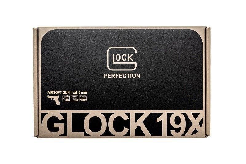 Страйкбольный пистолет GBB Glock 19X Green Gas - coyote [Umarex] (для страйкбола) UMA-02-026669 фото