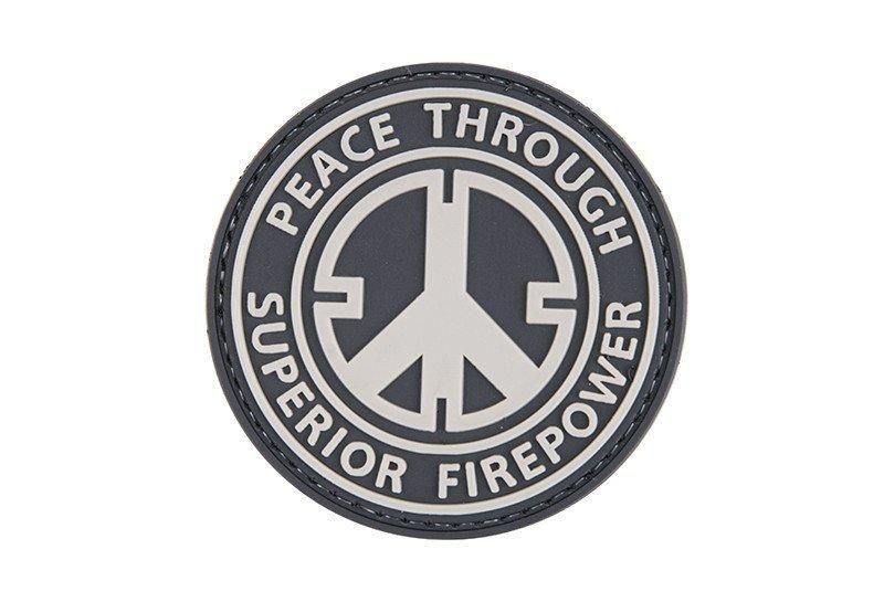 Naszywka 3D - Peace Through Superior Firepower [GFC Tactical] (для страйкбола) GFT-30-004688 фото