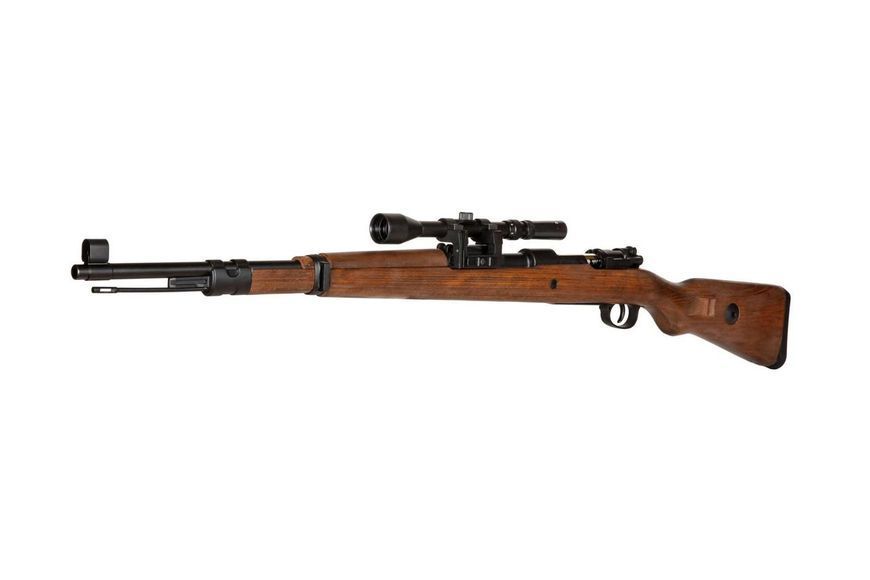 Страйкбольна гвинтівка Kar98k (спрингова) - версія з дерева + оптичний приціл [Double Bell / DBoys] (для страйкболу) DBY-03-031928 фото