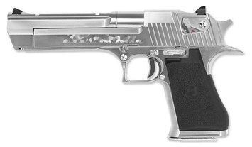 Tokyo Marui - Desert Hard Kick Pistol airsoft - Chrome - GBB (для страйкбола) 3399 фото
