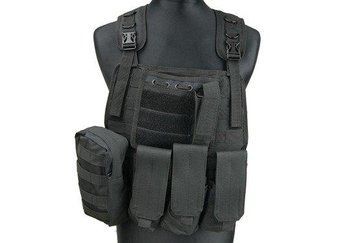 Жилет тактичний (розвантажувальний) типу MBSS Plate Carrier - black [GFC Tactical] (для страйкболу) GFT-18-000364 фото